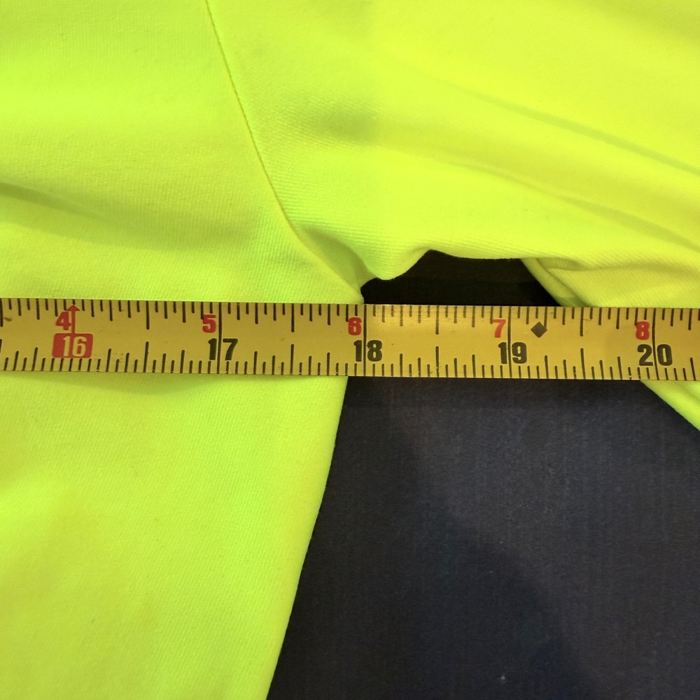 ASOS 4505 Neon Yellow Twist Front Crop Top - Picture 5 of 7